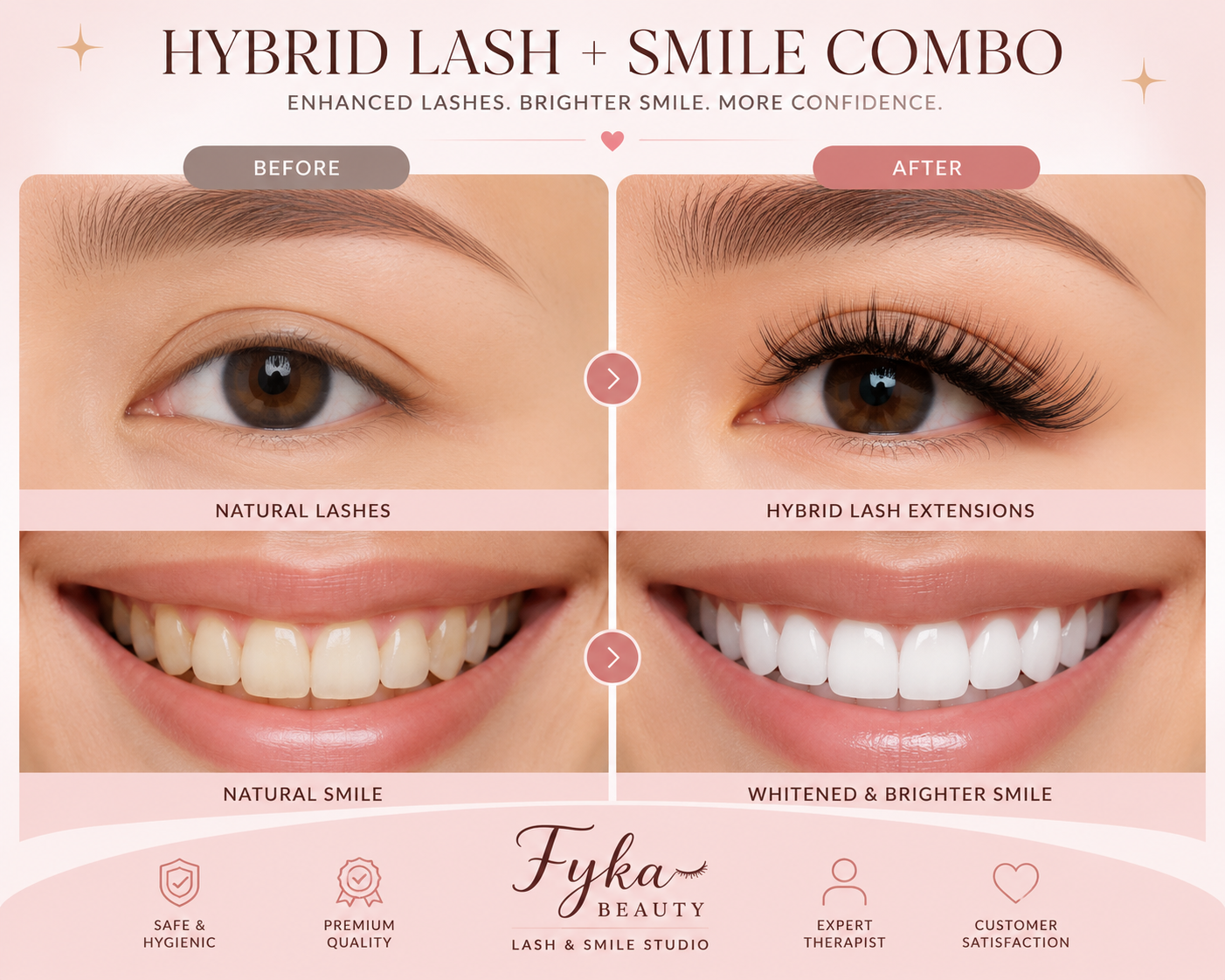 Hybrid Lash + Smile Combo